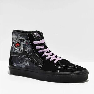 Vans Black and Gray High-Top Sneakers
